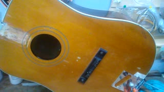 OLD KRAFTSMAN GUITAR "END BLOCK IN"