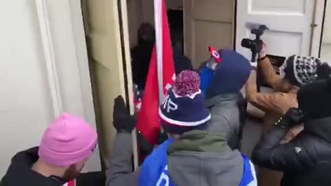 Capitol Police Welcome Protesters