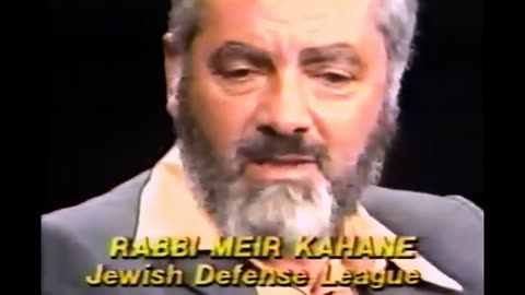 CROSSFIRE - "Rabbi Meir Kahane". 1985 - רבי מאיר כהנא