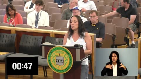 2022.08.03.Bucks County Commissioners Meeting - Stephanie Inselberg Responds to Harvie's Comments