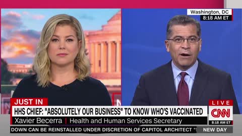 Breaking: CNN Lobbies HHS Chief to Mandate Proof of Vaccination