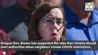 Oregon governor backs idea of alerting authorities on neighbors who violate COVID-19 restrictions