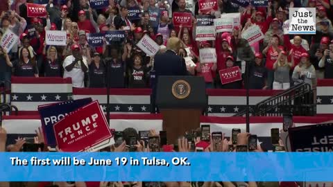 President Trump's first rally in months to be in Tulsa, OK
