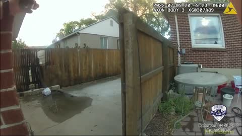Salt Lake police release body cam video from officer shooting of a man who set his yard on fire