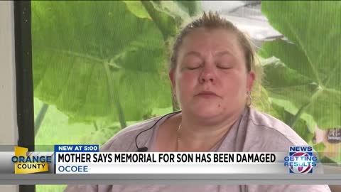 Ocoee mother says memorial for son killed in shooting has been damaged