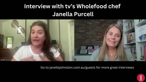 Podcast Interview with tv's wholefood chef, Janella Purcell