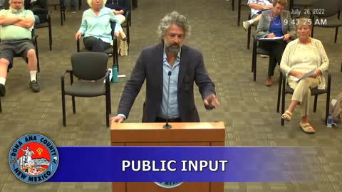 Professor Clements Standing in the Gap - County Commission Meeting Public Comment