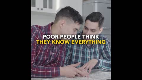 4 Things What Poor People Do