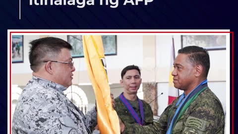Bagong pinuno ng Visayas Command, initalaga ng AFP
