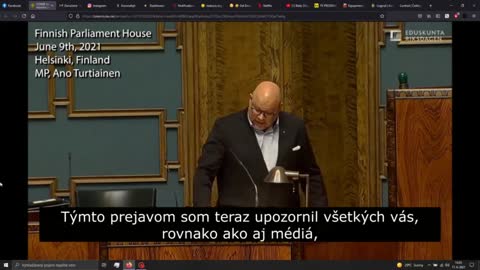 Vakcína Covid je maskovaný toxín a pokus na ľuďoch. Fínsky parlament 9-06-21