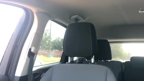 Mom rolls window down in front of guys to show her daughter and her reaction is hilarious