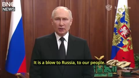 Putin Addresses the Nation on Wagner Rebellion (English subtitles) 1 Hour Ago