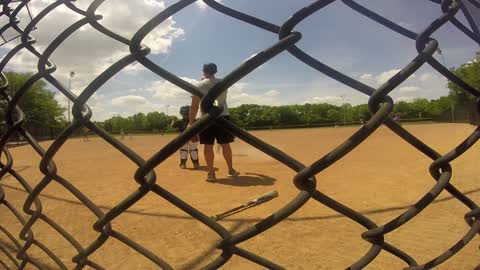 Beckett First Base Hit and Run DYA Indians 1st and 2nd Grade Youth Baseball