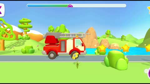 Fire truck for kids | Fire truck from shop to fire and travel 😔