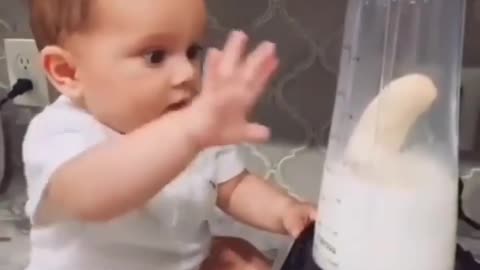 Cute baby funny crying video