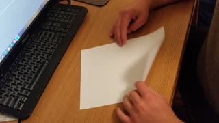 Folding a piece of paper