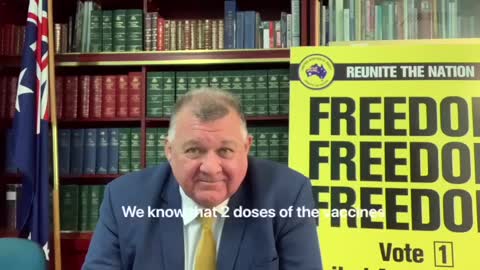 Australia - Craig Kelly speaks about Pfizer CEO saying very limited protection in the Vaccine