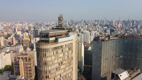 Sao Paulo - Centro (drone video)