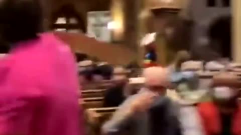 Horrific Biden Supporters Storm Church and Curse Out Christians