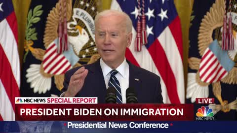 Biden : Migrants aren't coming Because I'm a "Nice Guy"