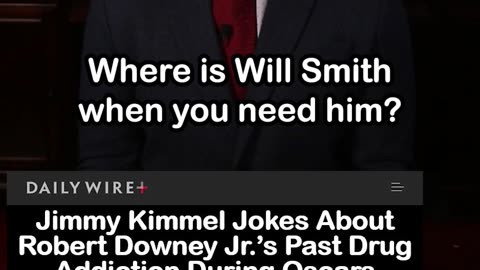 Jimmy Kimmel Jokes About Robert Downey Jr.’s Past Drug Addiction During Oscars