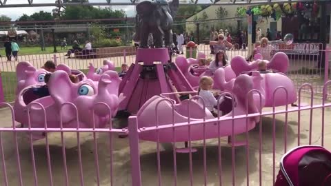 Flamingo Land Pink Elephants Ride