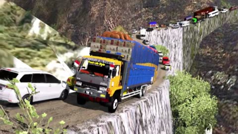 Trucks on dangerous roads