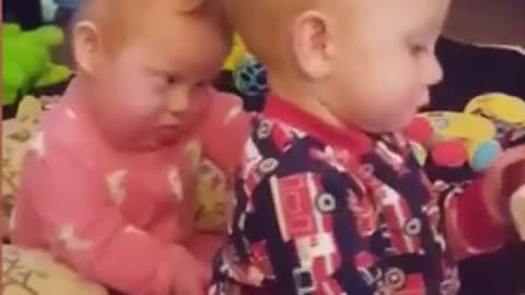 Funny Baby Videos playing #Short_2