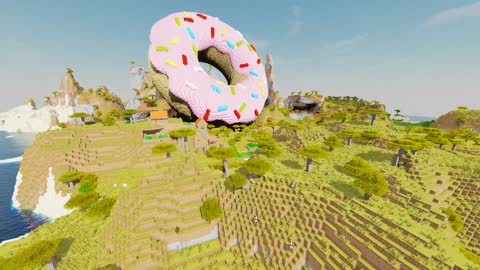 Minecraft Donut Build Schematic
