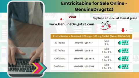 Emtricitabine for Sale Online - GenuineDrugs123