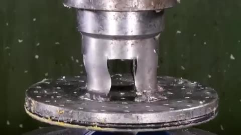 Hydraulic press #most watched hydraulic press video