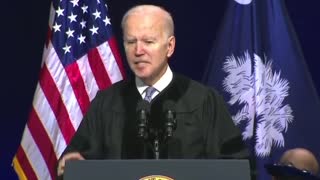 Biden Randomly SCREAMS at College Students During Commencement Speech