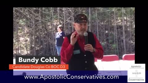 Bundy Cobb candidate for Douglas Co. D3 commissioner speaks @Lithia Springs family Precinct Event