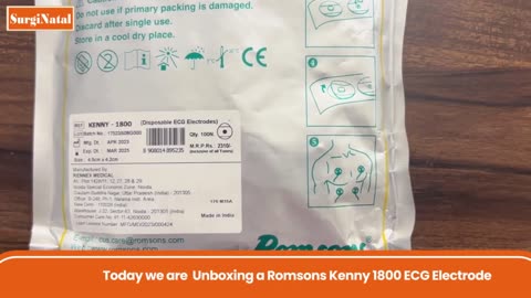 Buy Romsons Kenny 1800 ECG Electrode - Surginatal