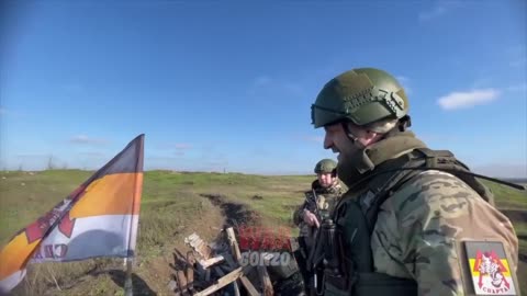 'Sparta' Recon Battalion have planted their flag on the large Ukranian fortified positions