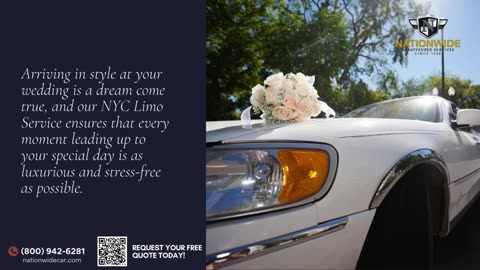 Use our NYC Limo Service to Arrive at your Wedding Arrival