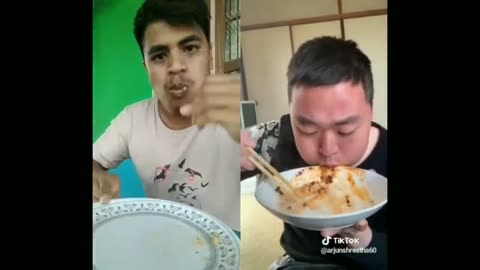 FUNNY FOOD CHALLENGE TIKTOK / INDIA VS CHINA /