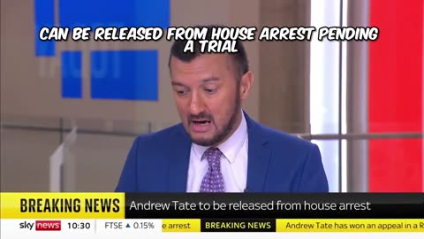 Sky News 🤣 Admits Andrew Tate Is Free From House Arrest Prison By Power Of Judicial Control Romania Pending Trial For Jail