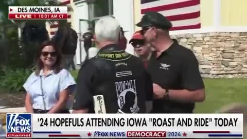 Cringe: Here's Mike Pence in Leather Preparing to Ride a Motorcycle Ahead of Campaign Announcement