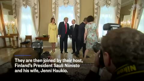 President Trump Introduces First Lady Melania To Vladimir Putin At Helsinki Summit _ NBC News_1