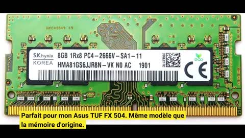 Hynix RAM SO-DIMM DDR4 8GB PC2666 UB (HMA81GS6CJR8N-VK)