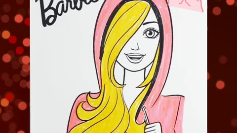 How to Color Barbie Like a Pro | Easy and Fun Coloring Tutorial #barbie #doll #coloring