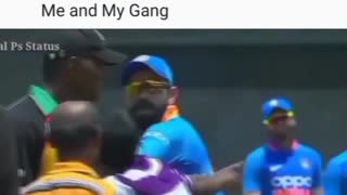 Virat funny dances in match