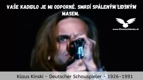 Německý herec Klaus Kinski, 1971 - Prozíravost?