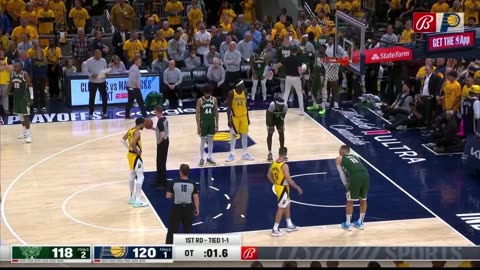 INSANE OT THRILLER ENDING!! Final Minutes of Milwaukee Bucks vs Indiana Pacers | 2024 NBA Playoffs
