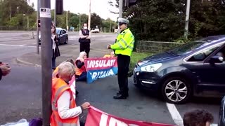 Anger as climate protesters block London motorway