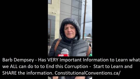 Barb Dempsey NAILS it Must Watch (SHARE)