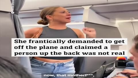 "That man is not real!" REVEALED! Passenger meltdown footage