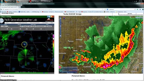 4-23-14 CONFIRMED SCALAR Weather Modification - Dual beams cause instant storms