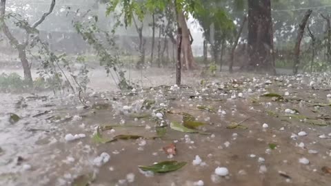 Hail Storm in Slow Motion!!!!!!
